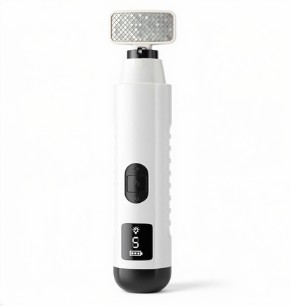 SilentGroom™ Professional Ultra-Quiet Dog Nail Grinder with LED Light