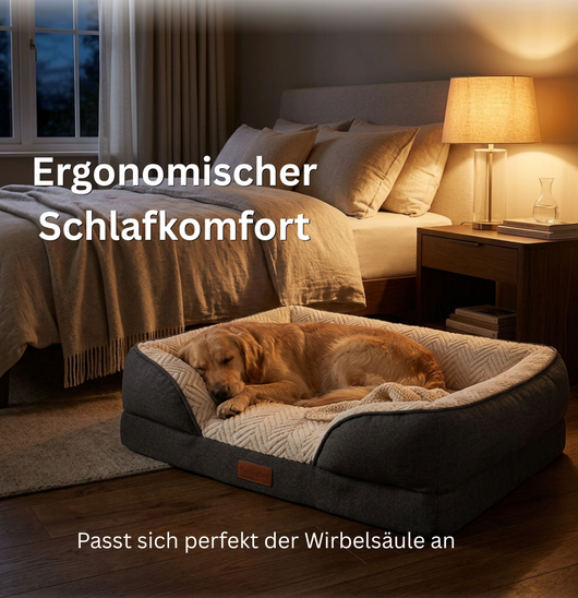 The HugBed | Orthopedic dog bed