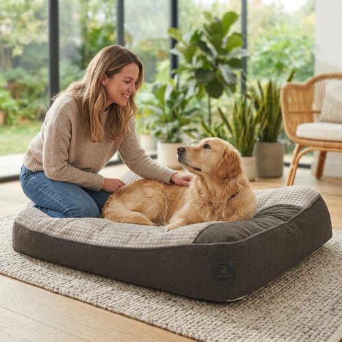 The HugBed | Orthopedic dog bed