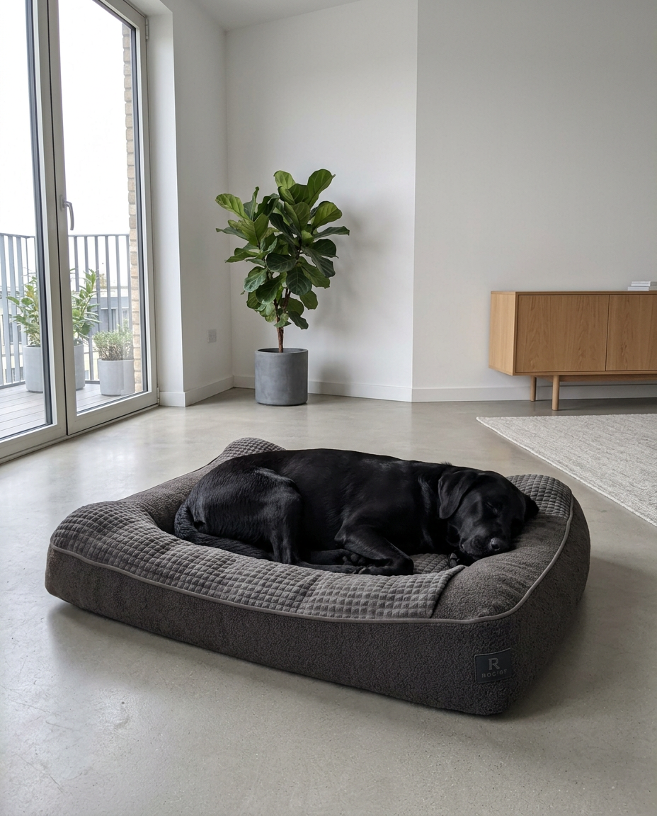 Rogidy® Orthopädisches Hundebett – Gelenkschonend & Waschbar