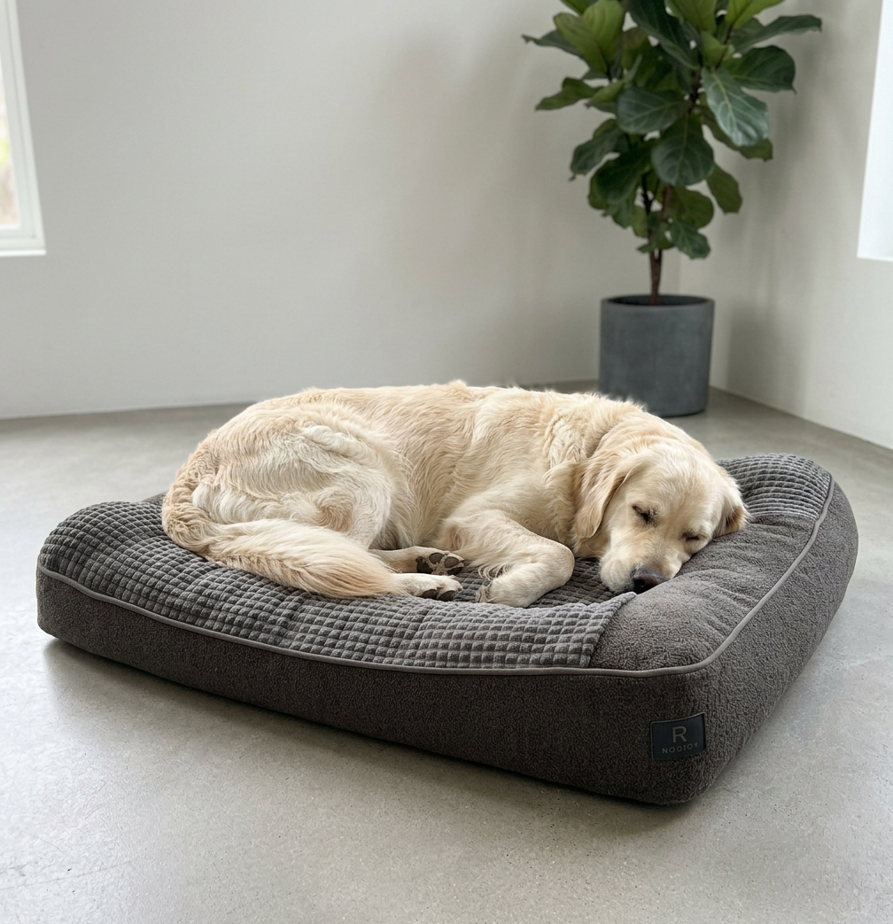 Rogidy® Orthopädisches Hundebett – Gelenkschonend & Waschbar